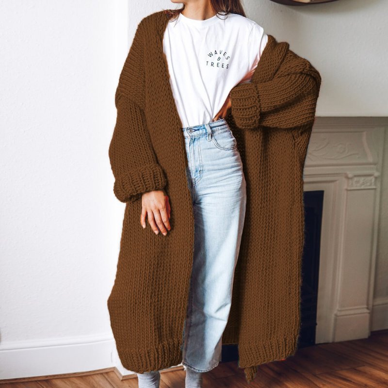 WW | Cardigan - Loose Women's Knitwear for Winter