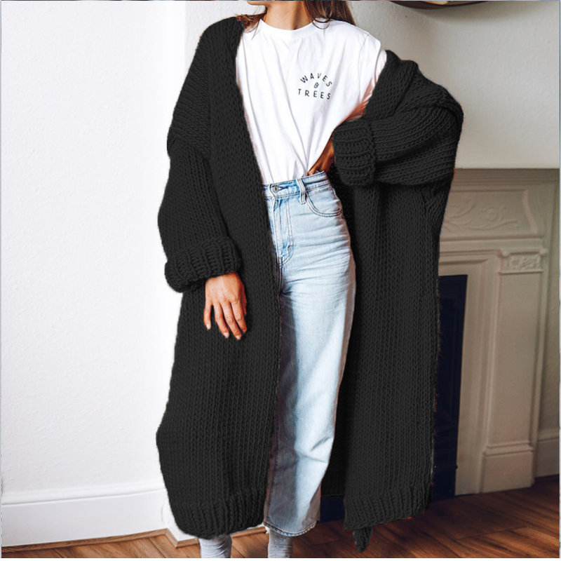 WW | Cardigan - Loose Women's Knitwear for Winter