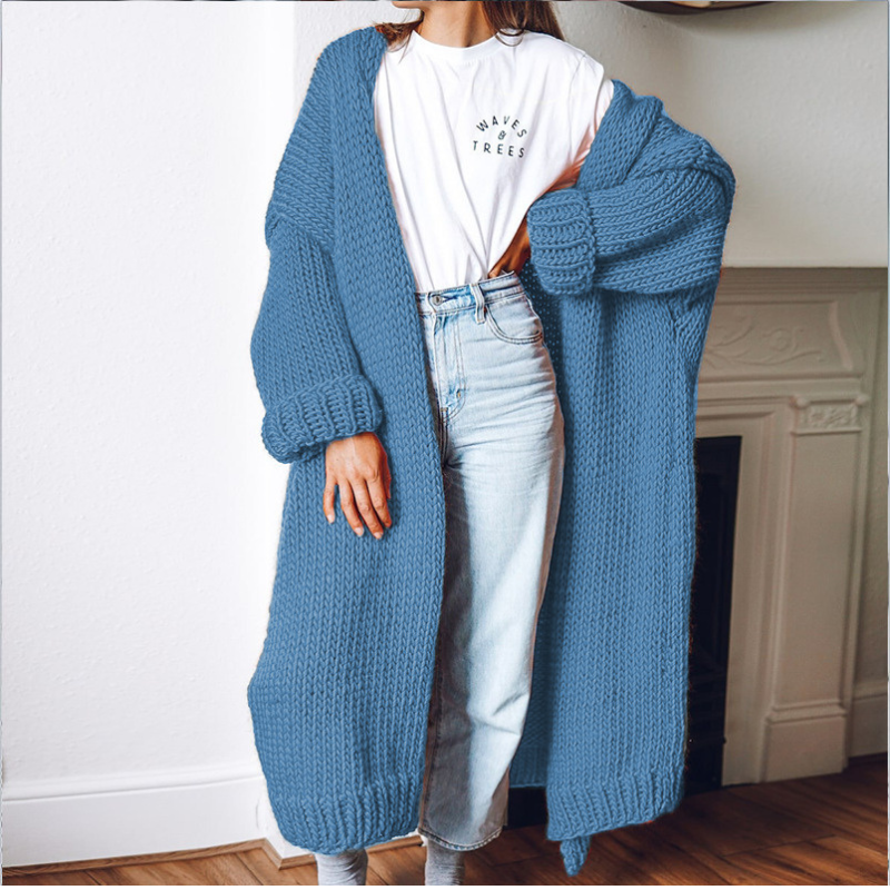 WW | Cardigan - Loose Women's Knitwear for Winter