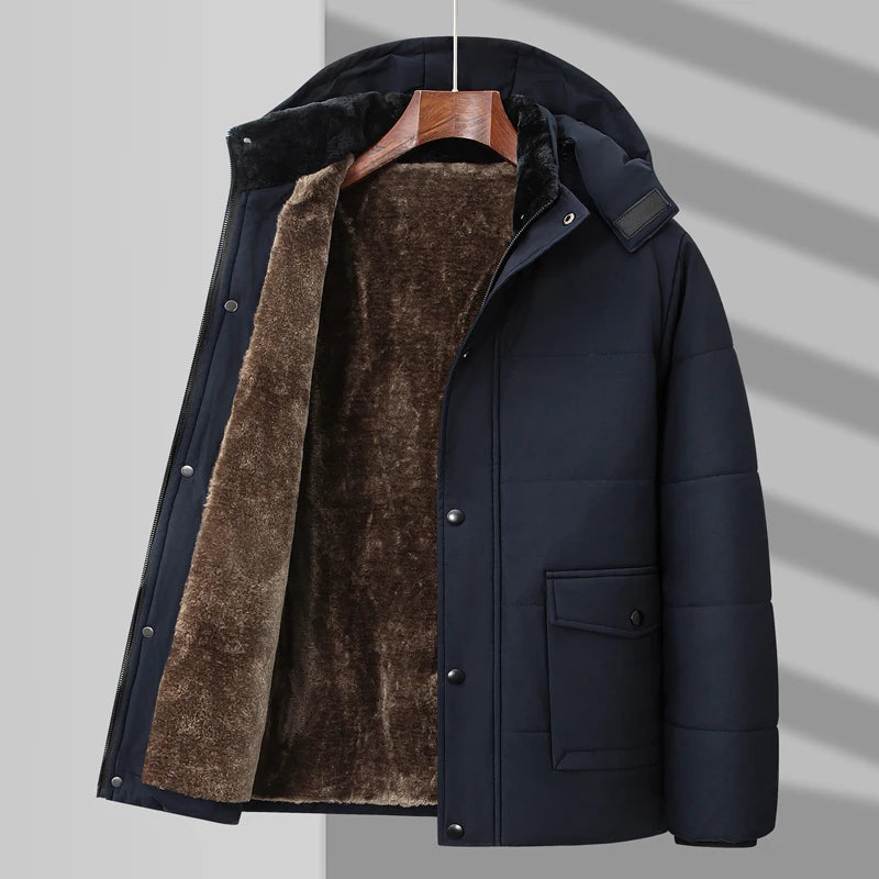 WW | Lined puffer jacket with fur