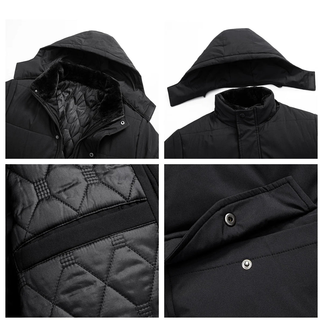 WW | Lined puffer jacket with fur