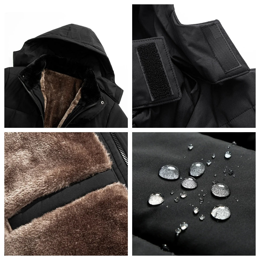WW | Lined puffer jacket with fur
