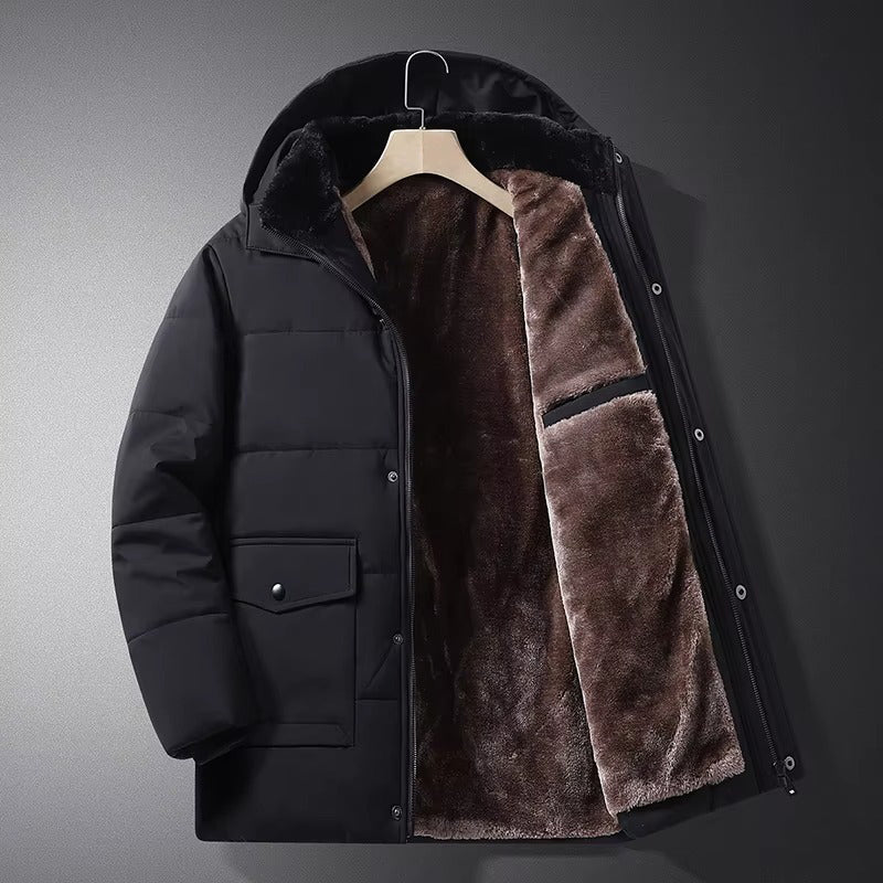 WW | Lined puffer jacket with fur