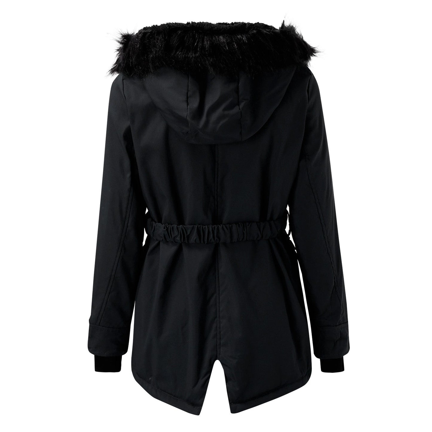 WW | Damen Winter Parka - Mit Kapuze & Taillezugband