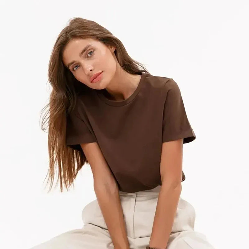 Klara™ - Damen-T-Shirt aus 100% Baumwolle