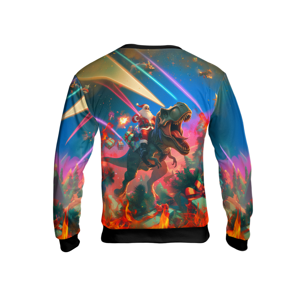 WW | Ich werde Weihnachten zerschlagen Pullover, Santa Hässlicher Weihnachtspullover - HYPERFAVOR