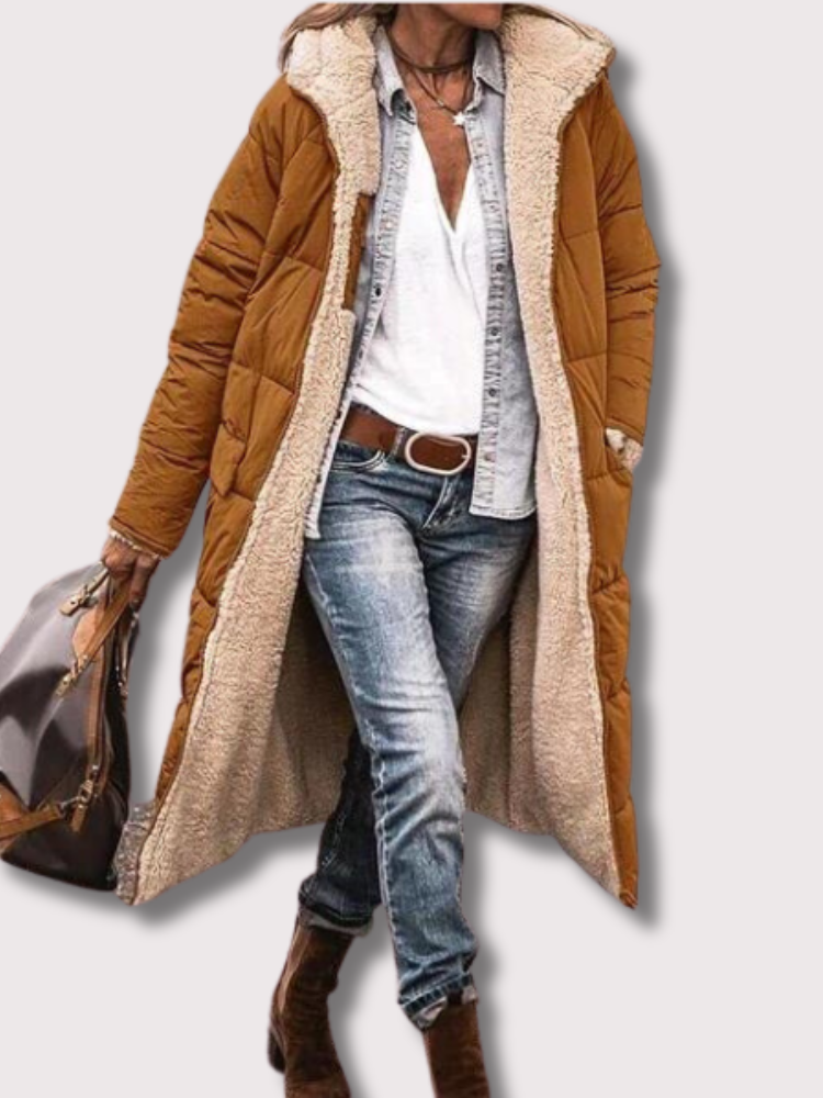 WW | Reversible Long Sherpa Jacket