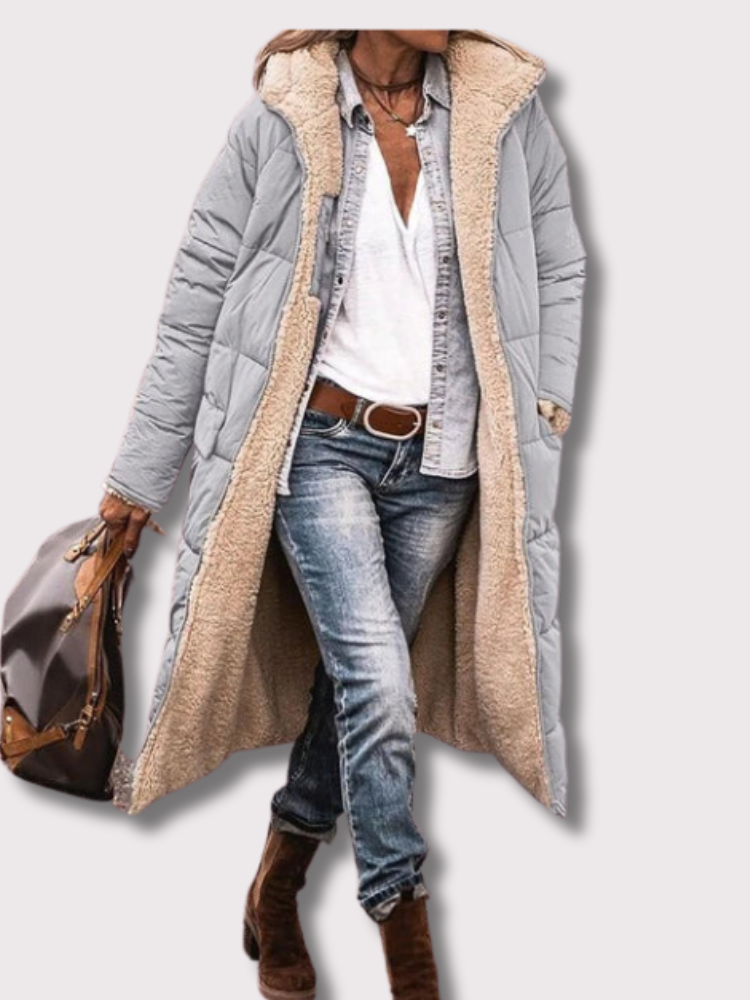 WW | Reversible Long Sherpa Jacket
