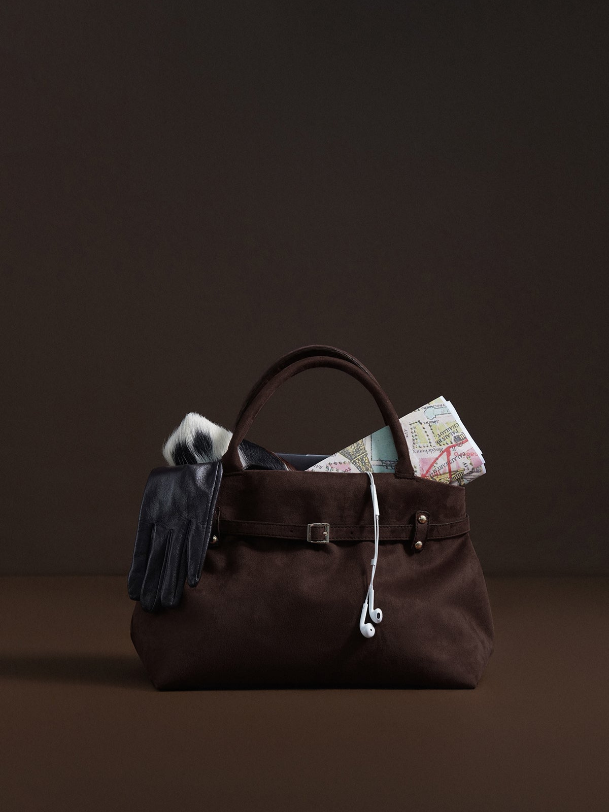 WW | Buckle Design Top Handle Bag