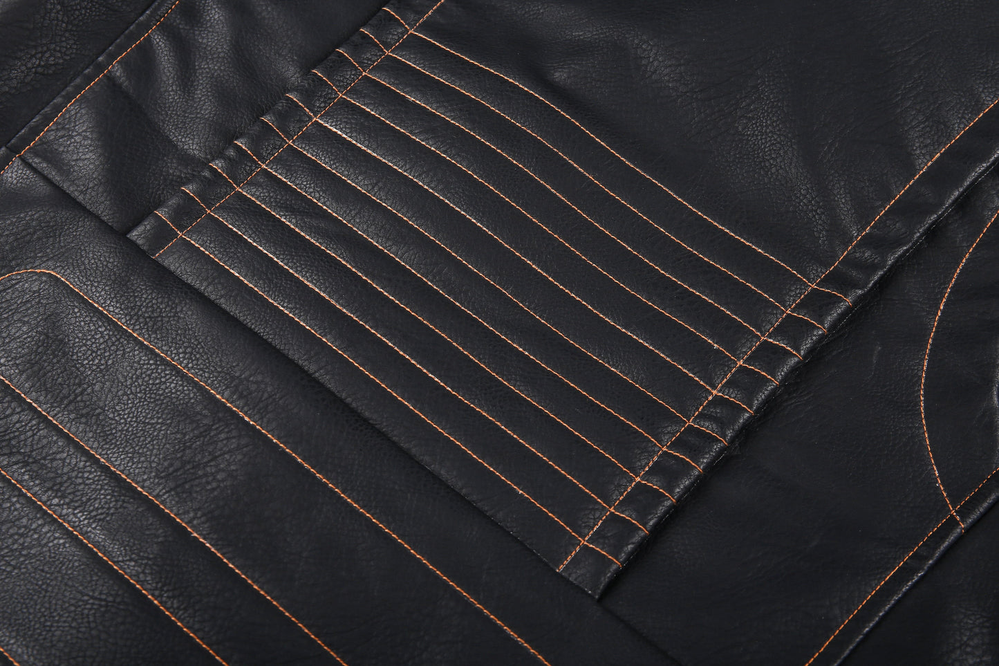 WW | Lederjacke Biker Stil Asymmetrischer Reißverschluss Gürtel in Der Taille Mehrere Taschen