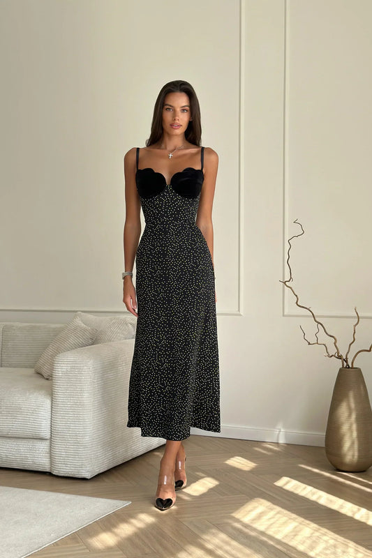 Kameron | Satin Slip Midi Dress