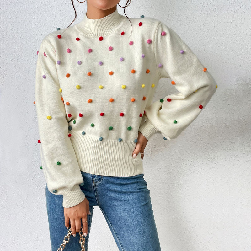 WW | Modischer, Lässiger Strickpullover