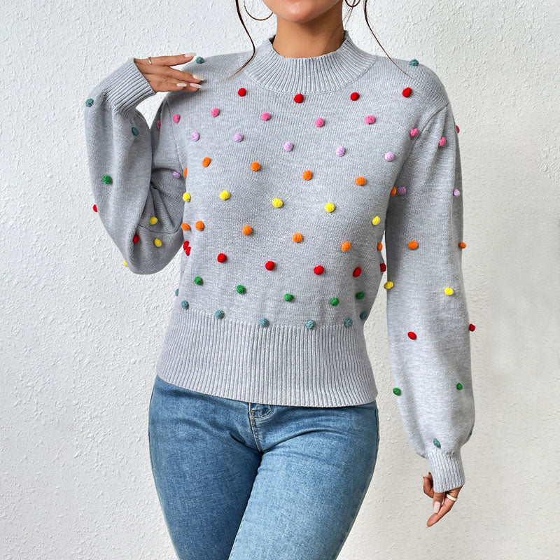 WW | Modischer, Lässiger Strickpullover