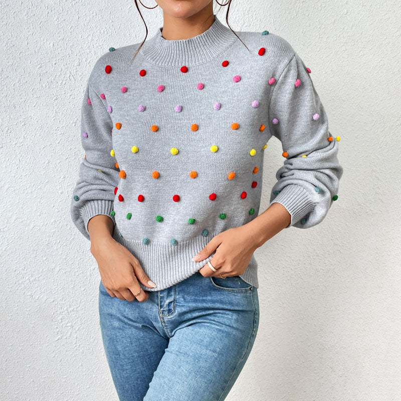 WW | Modischer, Lässiger Strickpullover