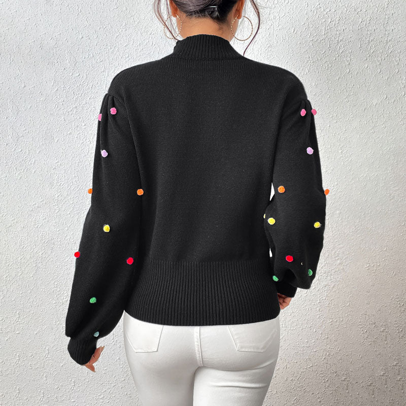 WW | Modischer, Lässiger Strickpullover