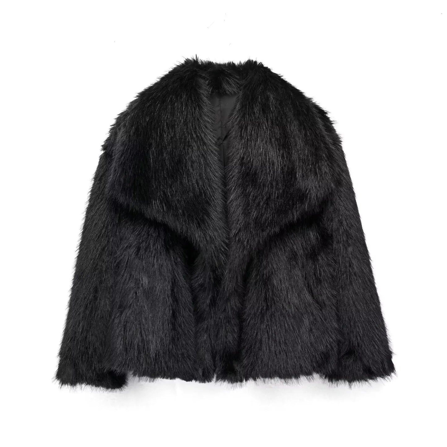 WW | Frauen Elegante Kunstfelljacke Cozy Stil