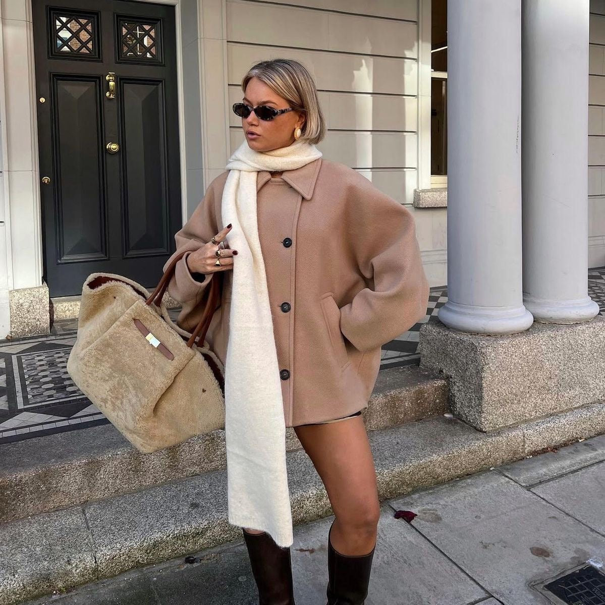 WW | Short trench coat for women