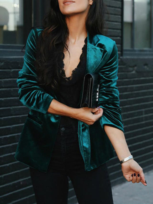 WW | Velour Blazer for Women