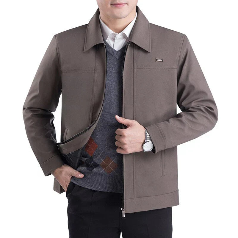 WW | Elegant Classic Men's Jackets with Lapel Collar