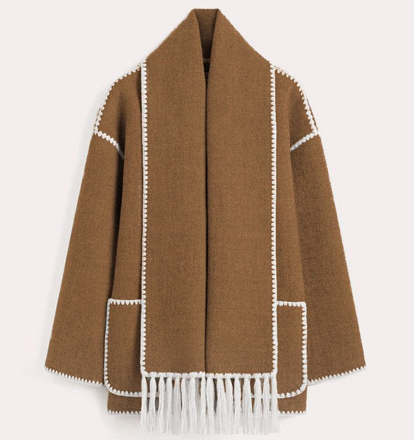 WW | Wool Coat for Women Grey Elegant and Stylish