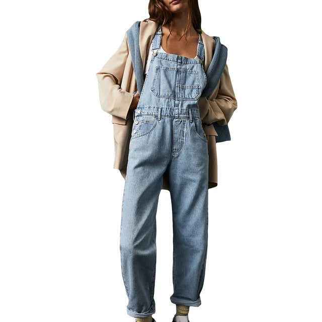 WW | Stylish Denim Overalls With A Relaxed Fit