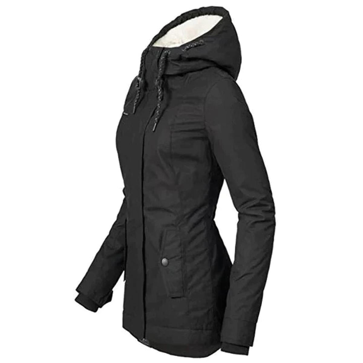 WW | Isolierte Kapuzen Winterjacke Für Frauen, Wasserdicht und Atmungsaktiv