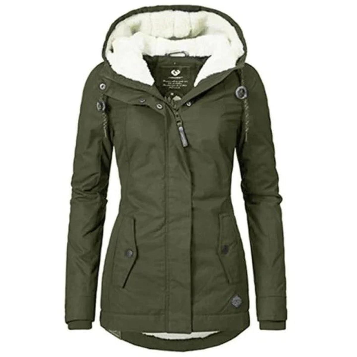 WW | Isolierte Kapuzen Winterjacke Für Frauen, Wasserdicht und Atmungsaktiv