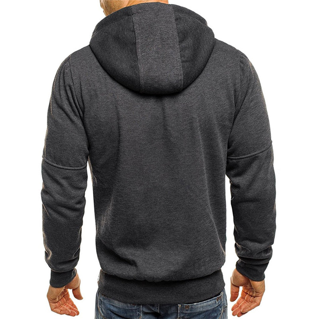 WW | Herren Kapuzenpullover mit Kapuze und Reißverschluss