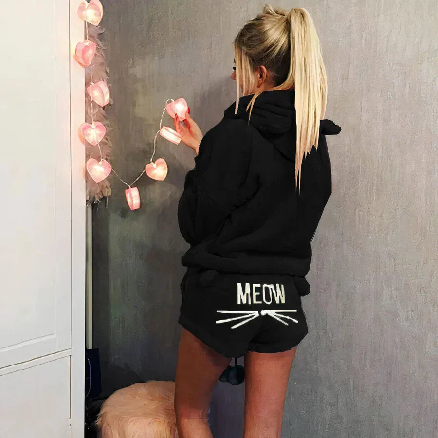 WW | women's pajama top and shorts set