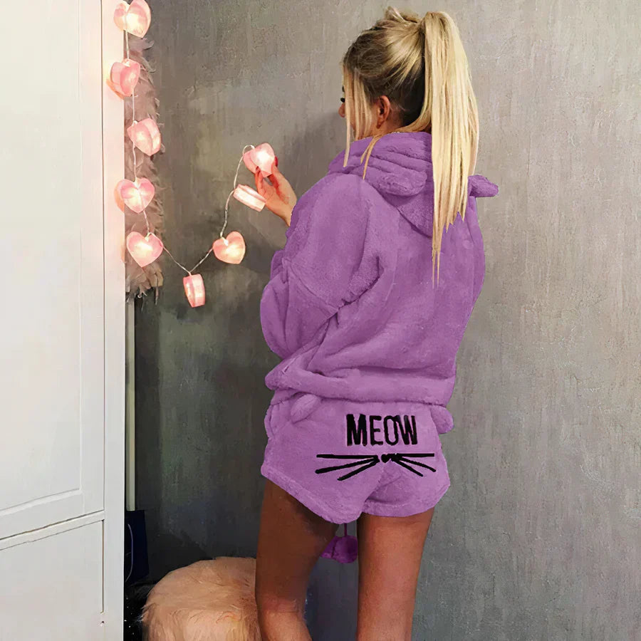 WW | women's pajama top and shorts set