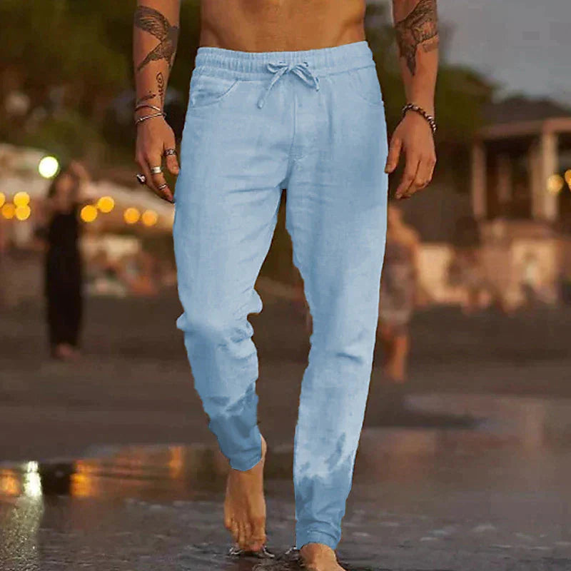 WW | Lässige Leinenhose Für Herren