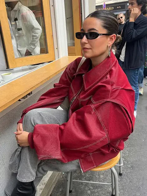WW | Women's Jacket in Wine Red