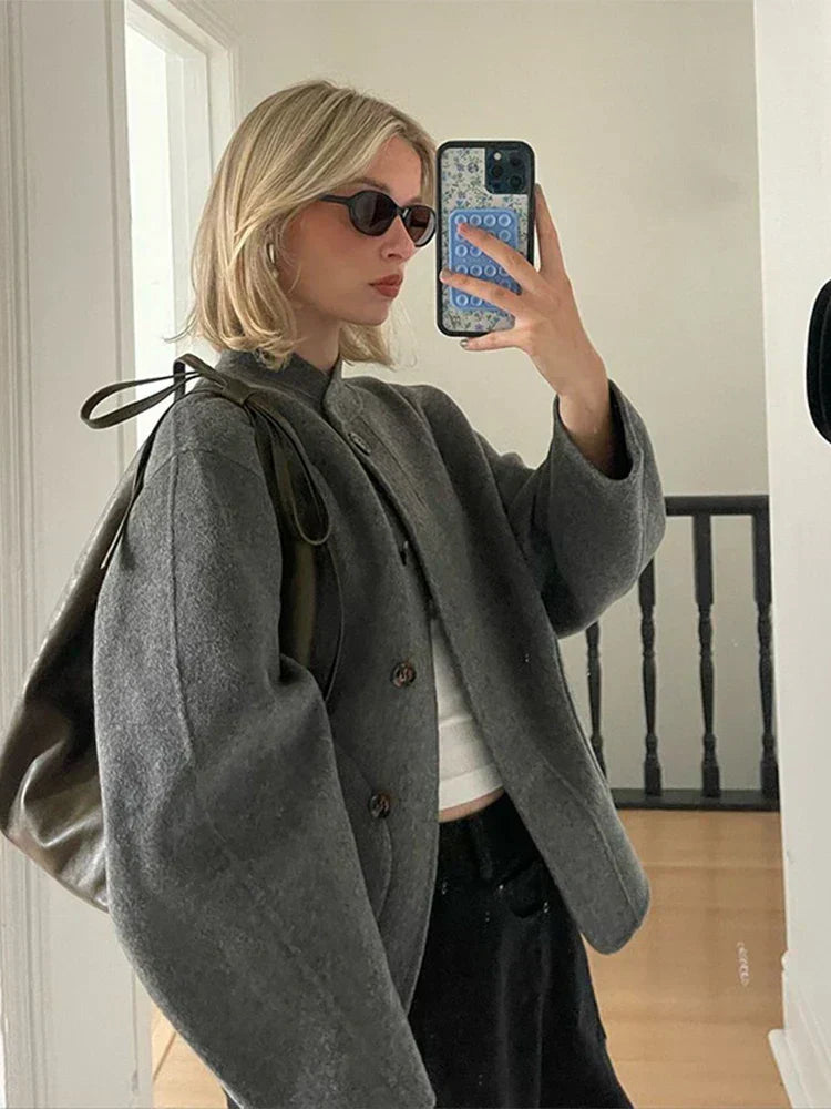 WW | Elegant, Oversized Women's Coat for Autumn