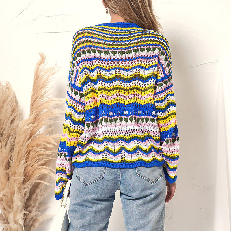 WW | Farbiger Strickpullover