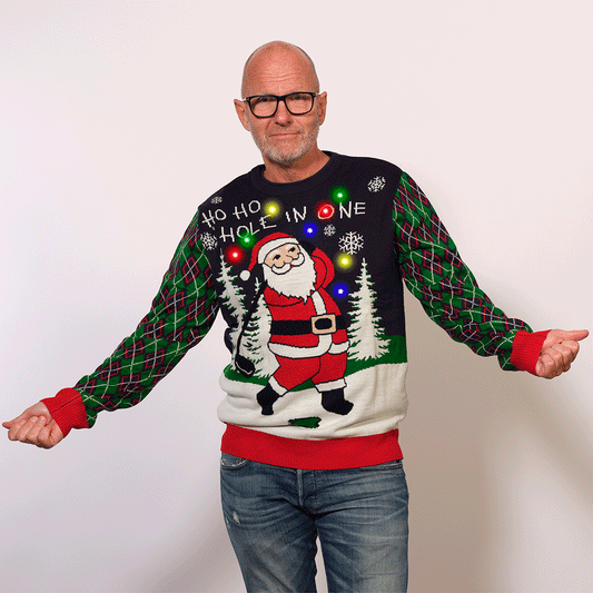 WW | Ho Ho Hole In One Weihnachts-Pullover - Herren