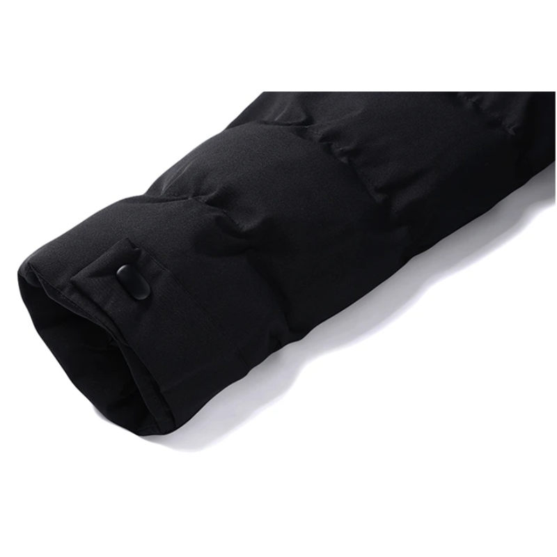 WW | Men's Long Winter Coat Warm and Windproof for Outdoor Activities