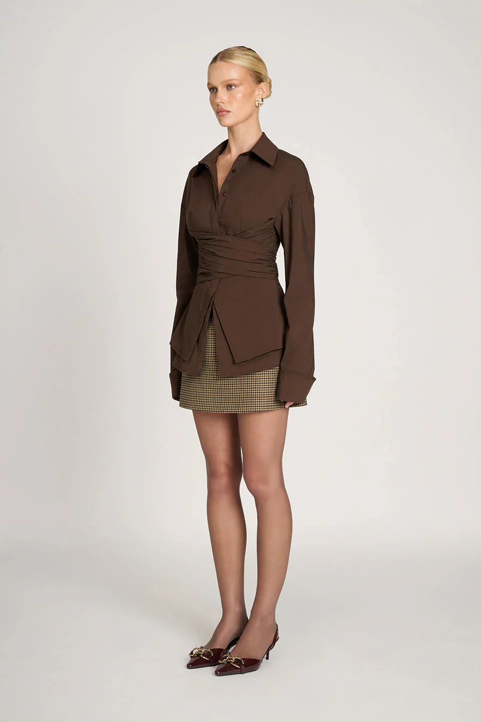 Freya™ | Fitted Wrap Shirt