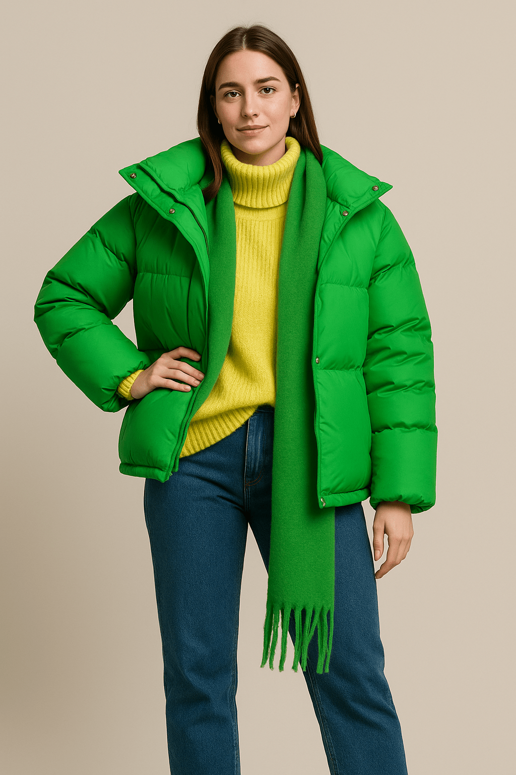 WW | Comfortable Oversized Down Jacket