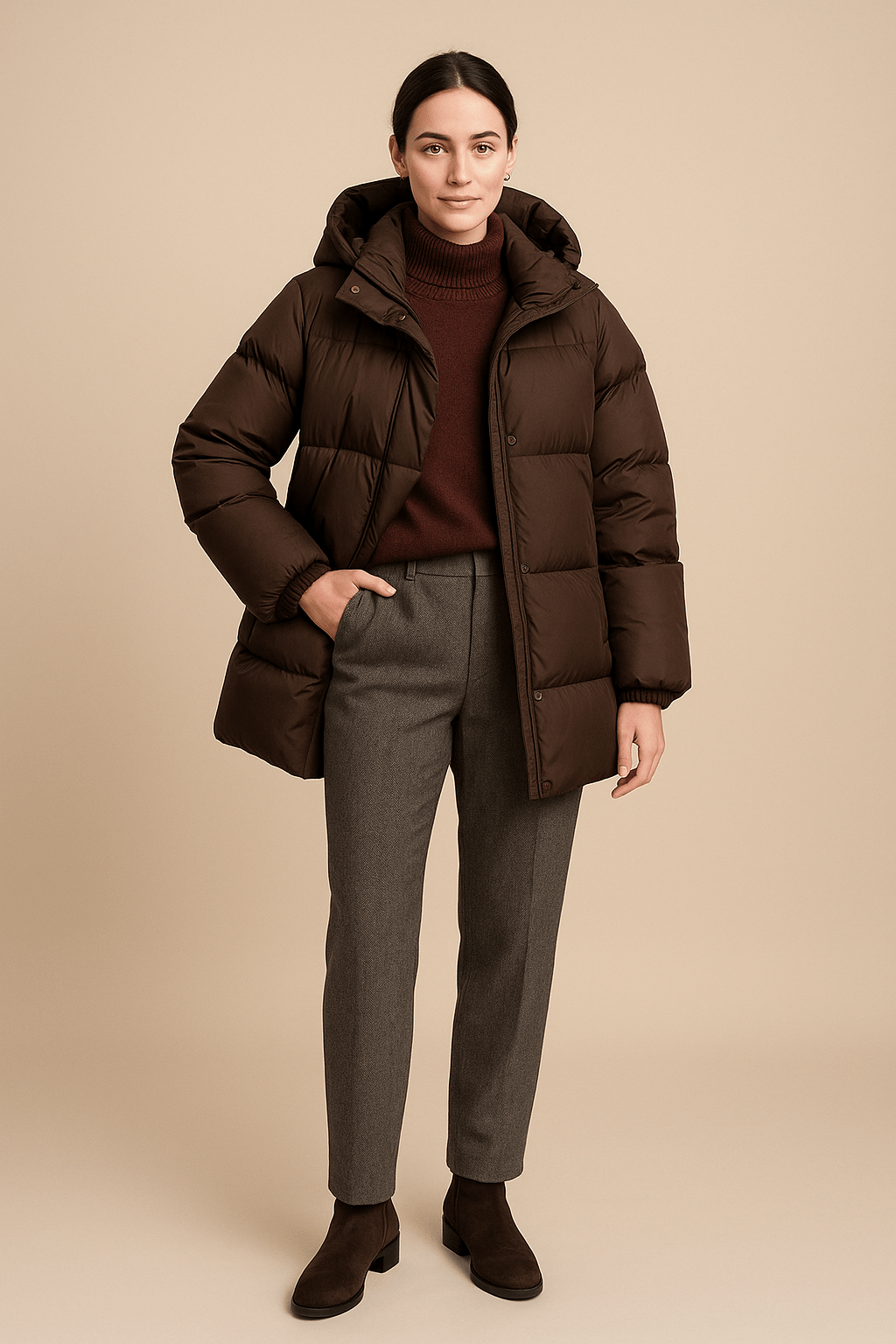 WW | Comfortable Oversized Down Jacket
