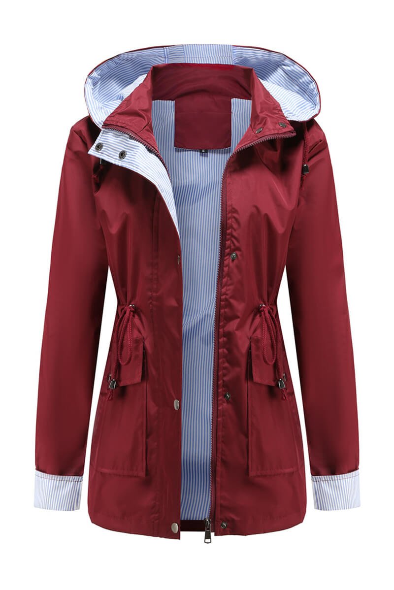 WW | Kapuzen-Regenjacke - Leichtes Design - Alltäglicher Regenschutz