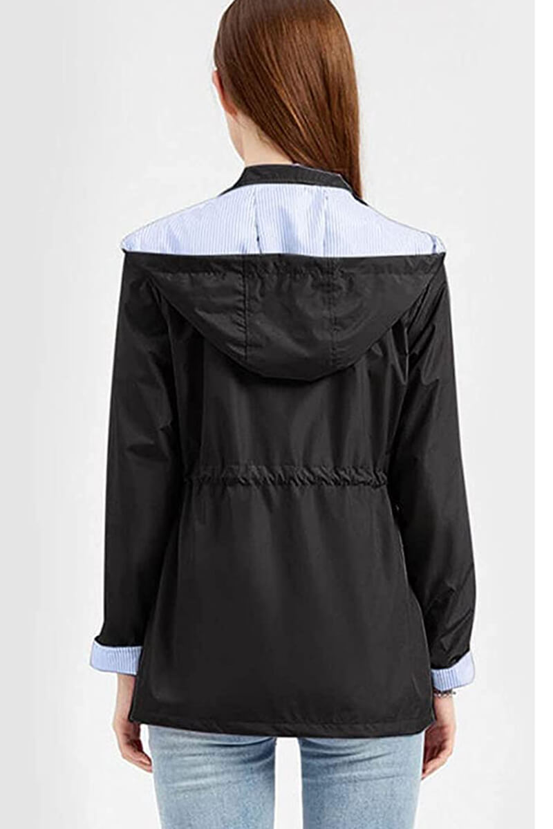 WW | Kapuzen-Regenjacke - Leichtes Design - Alltäglicher Regenschutz