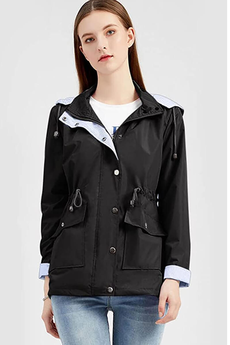 WW | Kapuzen-Regenjacke - Leichtes Design - Alltäglicher Regenschutz