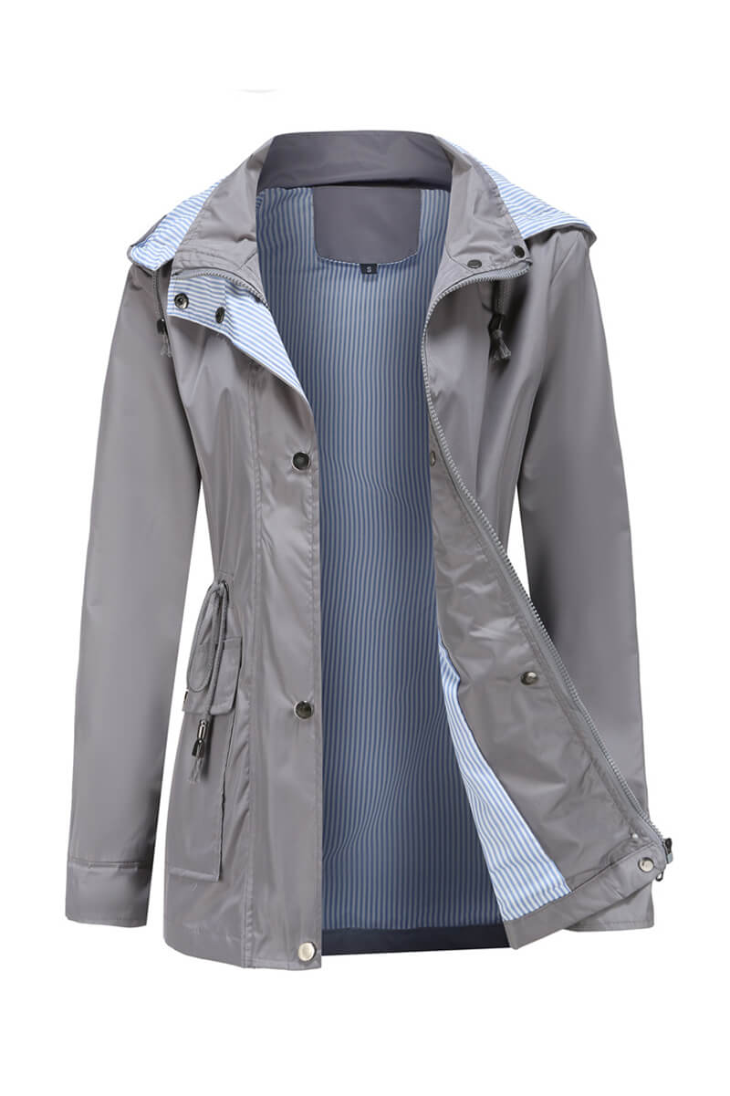 WW | Kapuzen-Regenjacke - Leichtes Design - Alltäglicher Regenschutz