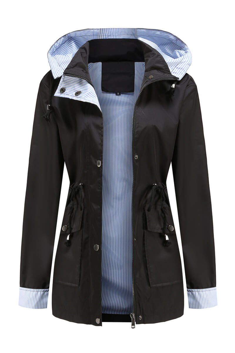 WW | Kapuzen-Regenjacke - Leichtes Design - Alltäglicher Regenschutz