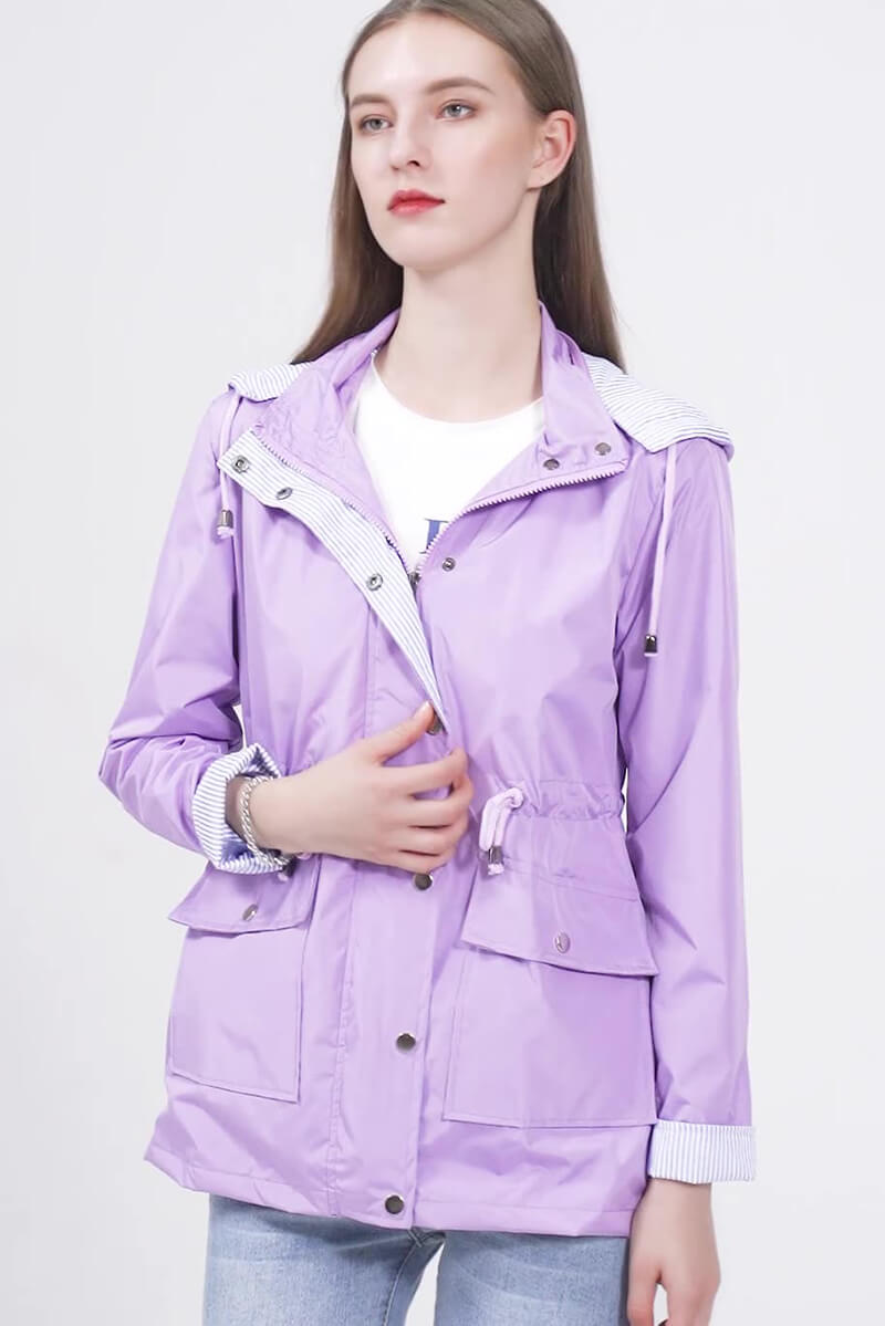 WW | Kapuzen-Regenjacke - Leichtes Design - Alltäglicher Regenschutz