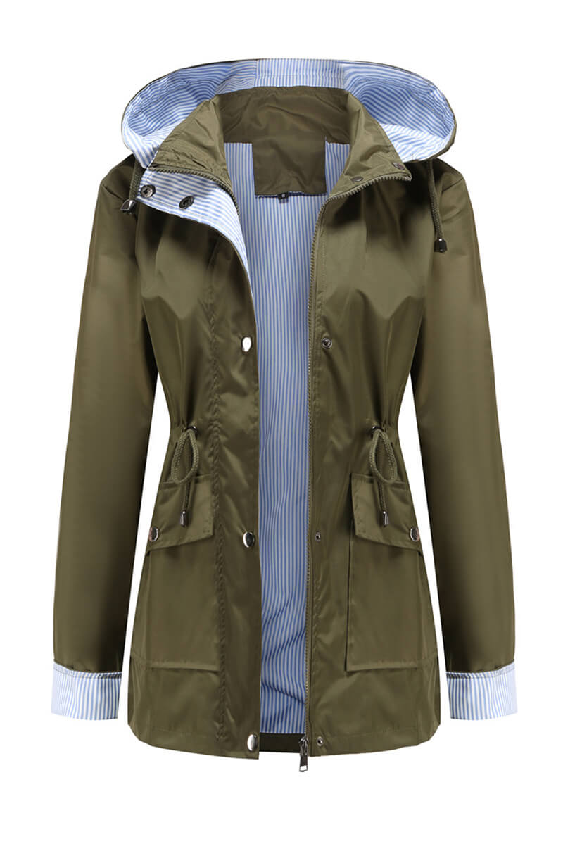 WW | Kapuzen-Regenjacke - Leichtes Design - Alltäglicher Regenschutz