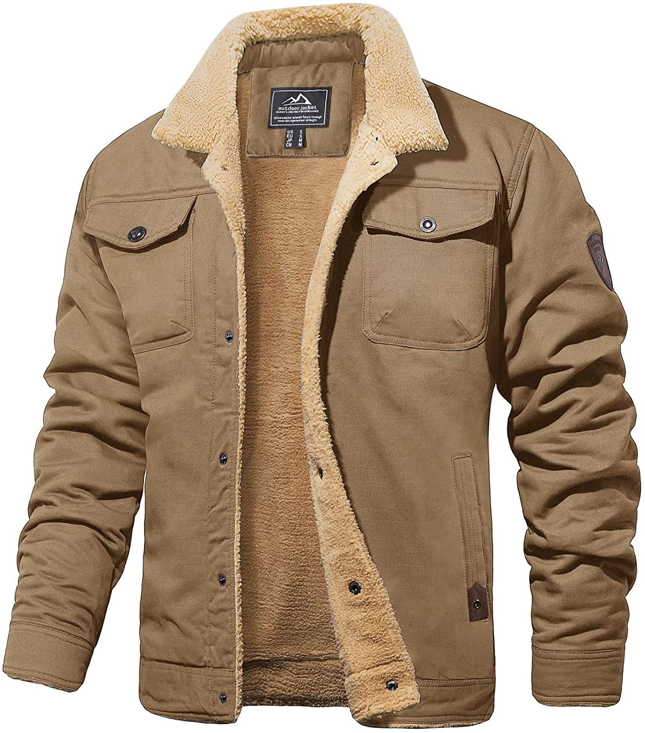 WW | Sherpa Waterproof Fleece Lined Winter Jacket