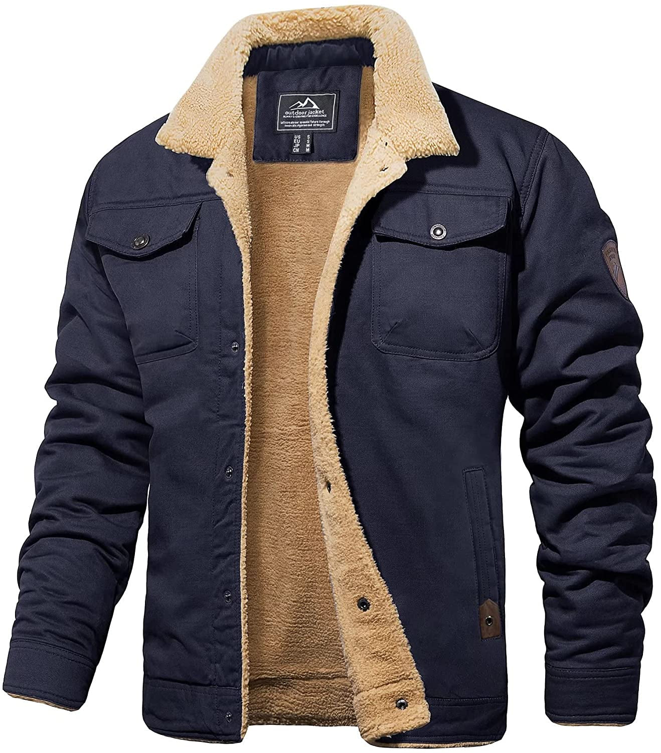 WW | Sherpa Waterproof Fleece Lined Winter Jacket