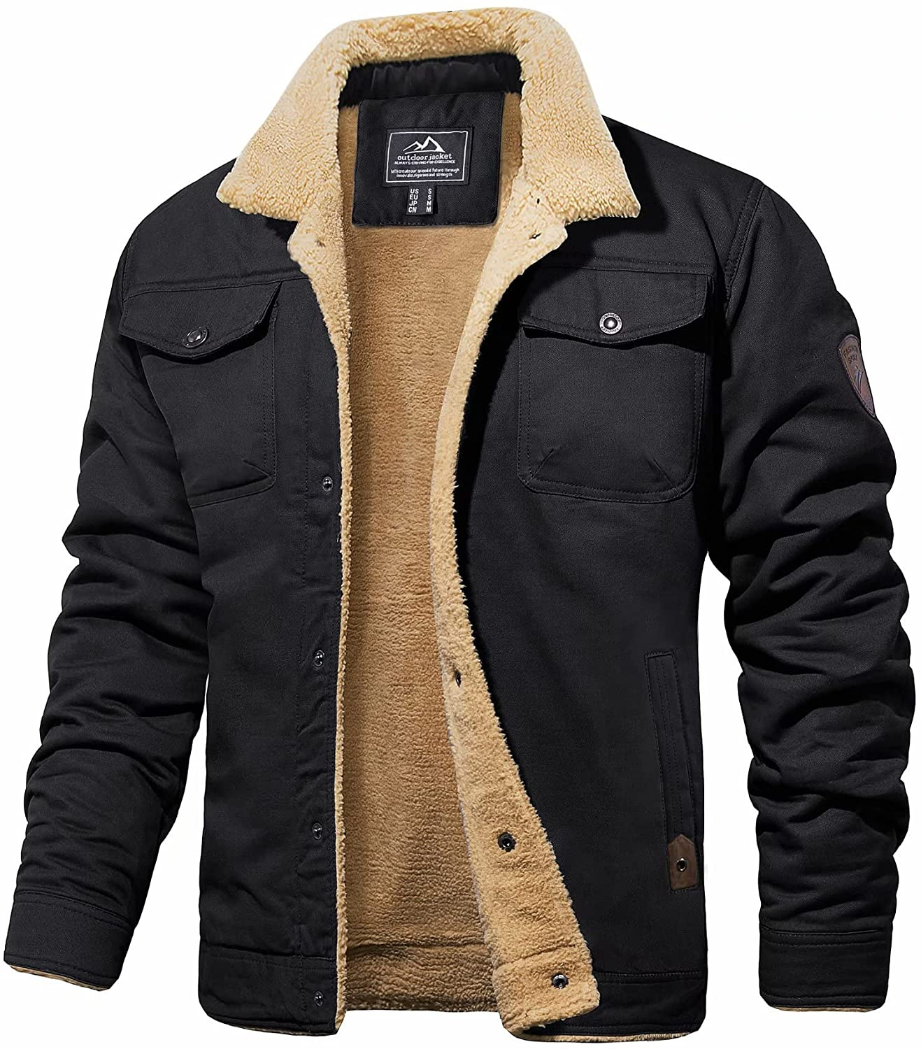 WW | Sherpa Waterproof Fleece Lined Winter Jacket