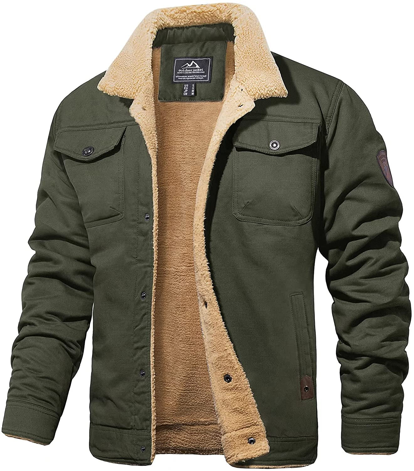 WW | Sherpa Waterproof Fleece Lined Winter Jacket